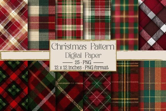 Christmas Background of Plaids: A Brand Designer’s Review for Seasonal Patterns