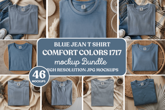 Christmas C1717 Blue Jean Folded Mockups Review
