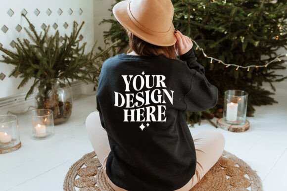 Christmas Gildan 18000 Mockup 16 Review: A Festive Product Mockups Addition