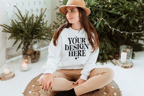 Christmas Gildan 18000 Mockup 21 Review: A Powerful Product Mockups Asset for Branding