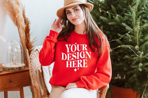 Christmas Gildan 18000 Mockup 26 Review for Product Mockups