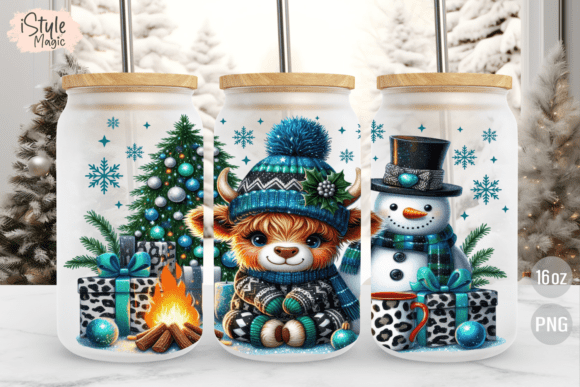 Christmas Highland Cow 16oz Glass Wrap: A Crafter’s Review for Tumbler Wraps