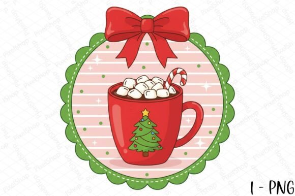 Christmas Hot Cocoa Hand Drawn Frame Png: A Review for T-Shirt Designs