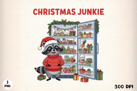 Christmas Junkie Raccoon Raiding Fridge Review