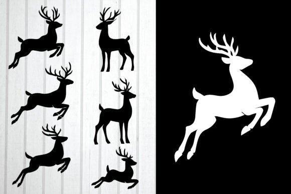 Christmas Reindeer Silhouette Bundle: A Crafts Seller’s Review