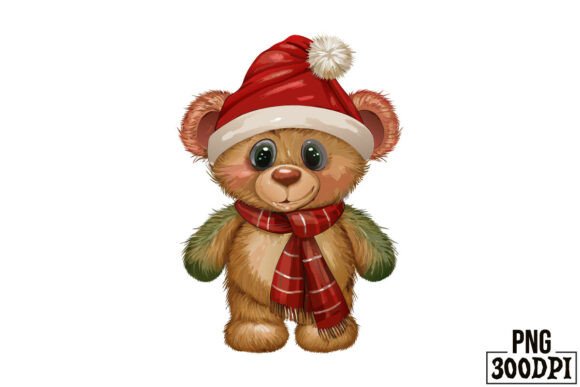 Cute Bear with Christmas Clipart 10 Review