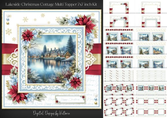 Lakeside Christmas Cottage Multi Topper: A Crafts Review for Brand Designers