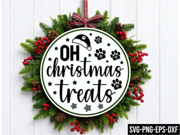 Oh Christmas Treats Round Sign Svg Review for Real Projects