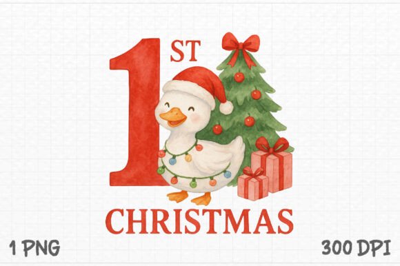 Silly Goose 1st Christmas PNG Review