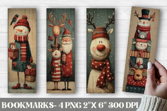 Whimsical Folk Christmas Printable for Crafts